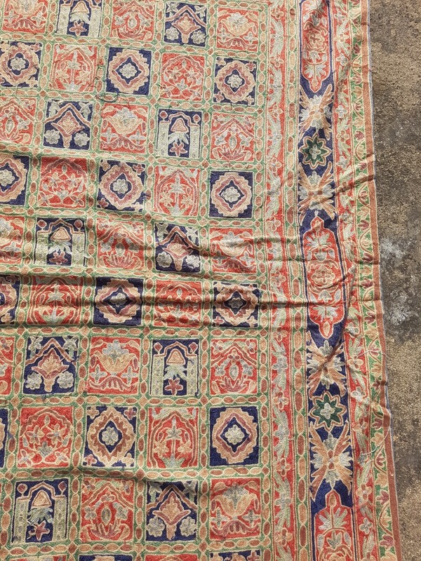 Vintage Hand Woven Traditional Kashmiri Turkish Style Kilim Rug Carpet 167x116cm gallery