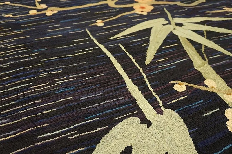 9x12 Vintage Art Deco Multicolor Wool Area Rug 1930 gallery