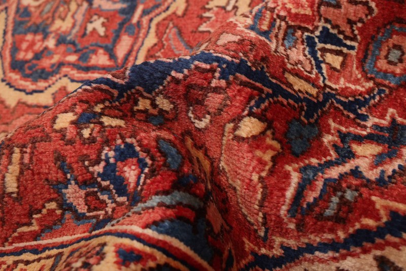 Vintage Geometric Area Rug 7'10" x 10'10" Traditional Hand-Knotted Wool Carpet gallery