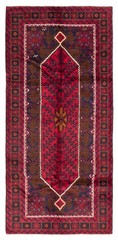 Vintage Traditional Hand-Knotted Area Rug 4’5″ x 9’3″ Oriental Wool Carpet
