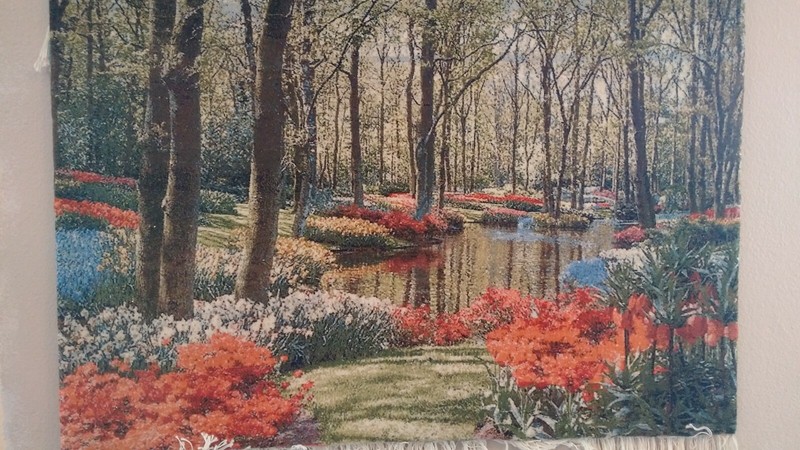 GENUINE TABRIZZ PICTORIAL TABLEAU RUG gallery