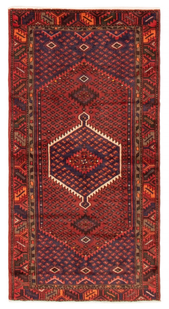 Vintage Traditional Hand-Knotted Area Rug 3'6" x 6'9" Oriental Wool Carpet