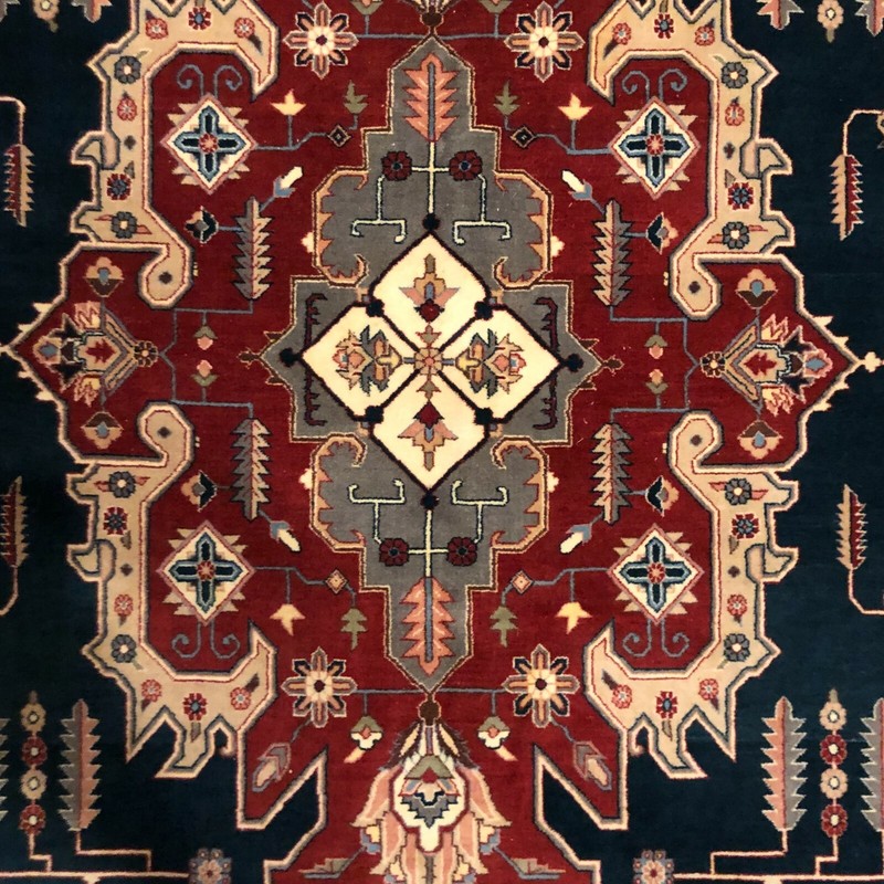 High Quality Handmade In Pakistan Area Rug 9x13 Geometric Design Tribal Pattern gallery