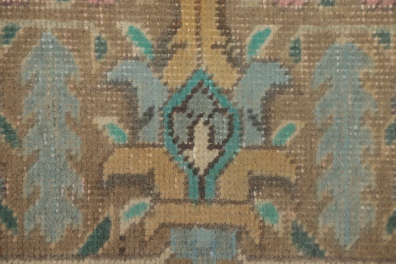 Vintage Wool Traditional Living Room Area Rug Light Blue Over-Dyed Carpet 10x12 gallery