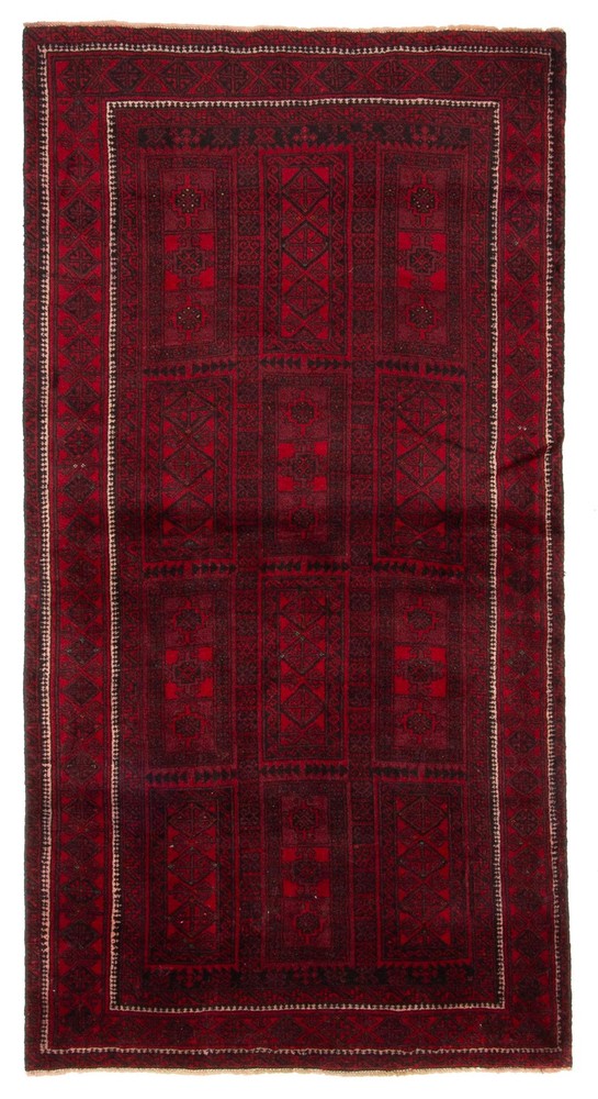 Vintage 3'5" x 6'8" Traditional Hand Knotted Vegetable Dye Wool Area Rug