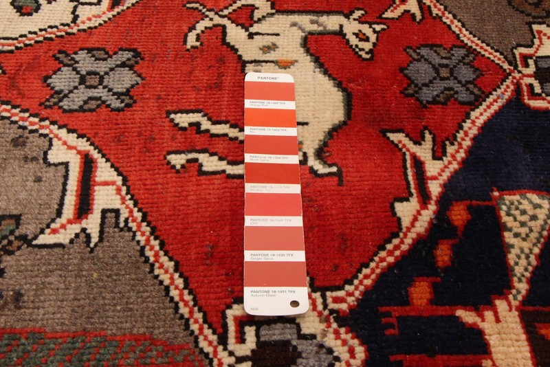 Vintage 6'9" x 9'8" Traditional Hand Knotted Vegetable Dye Wool Area Rug gallery