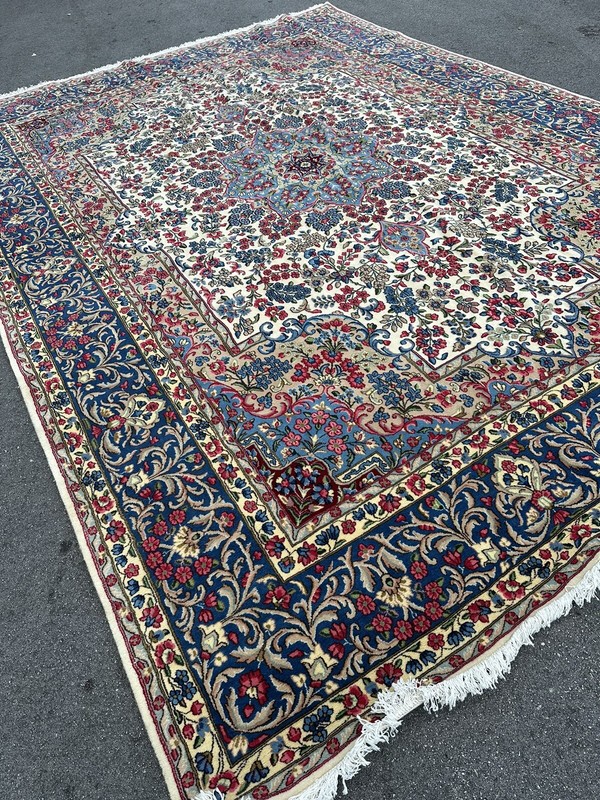 Exquisite Semi Antique Royal Signet Persienn Kirrmann Carpet 13’2”x 9’8”Handmade gallery