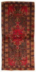 Vintage Traditional Hand-Knotted Area Rug 3’5″ x 7’0″ Oriental Wool Carpet