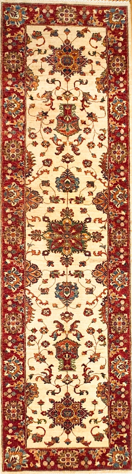 Hand-knotted Rug (Carpet) 2'8X9'3, Farahan mint condition gallery