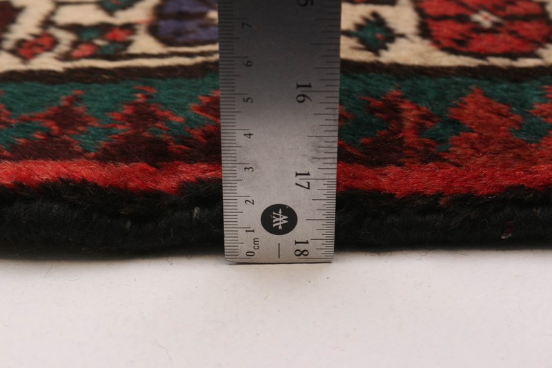 3'6" x 10'7" Vintage Hand-knotted Runner Rug Traditional Oriental Wool Carpet gallery