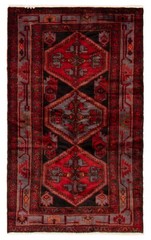 Vintage 4’2″ x 6’9″ Traditional Hand Knotted Vegetable Dye Wool Area Rug