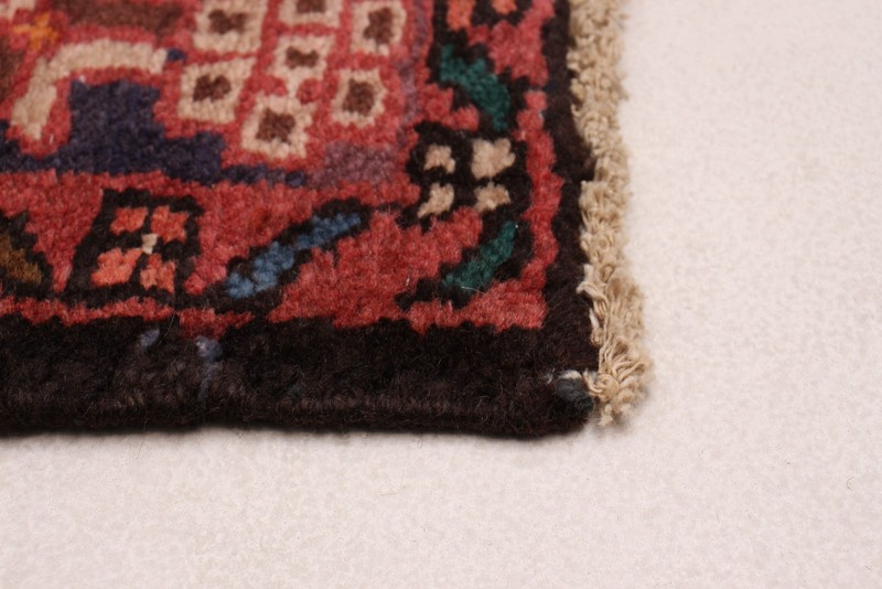 Vintage Hand-knotted Runner Rug 3'3" x 11'0" Traditional Oriental Wool Carpet gallery