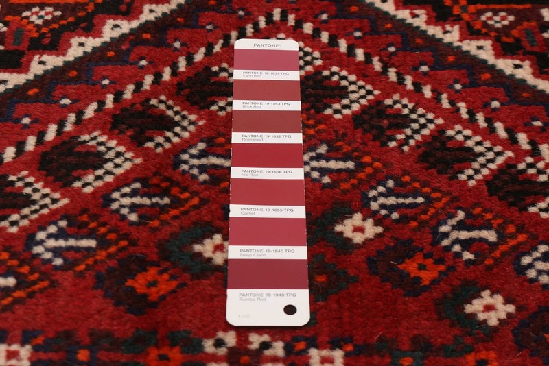 Vintage Traditional Hand-Knotted Area Rug 3'9" x 5'1" Oriental Wool Carpet gallery