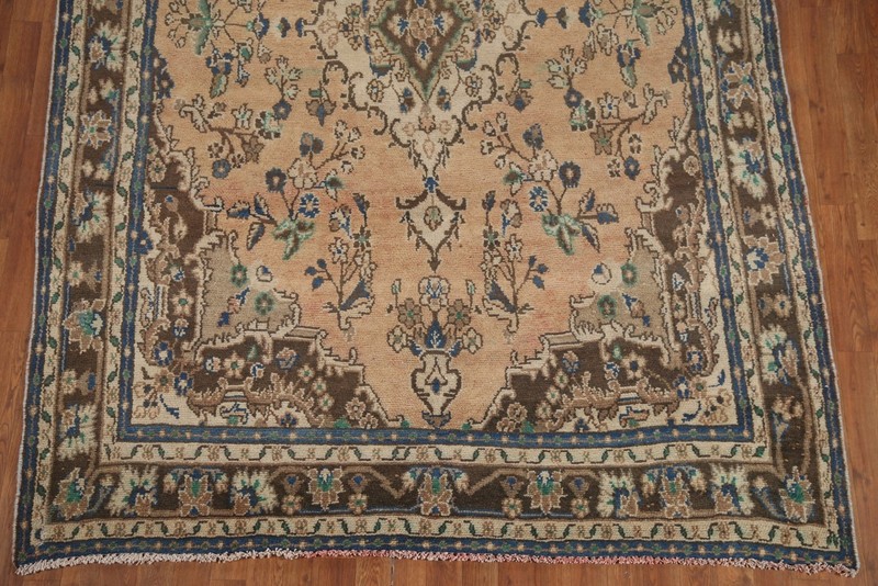 Floral Wool Handmade Area Rug 7x10 Traditional Medallion Room Size Carpet gallery