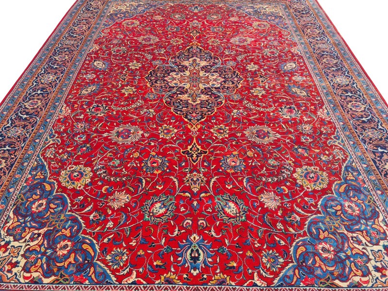 Amazing Hand Knotted Vintage Tribal Zingjan Wool Area Rug 14 x 10 Ft gallery