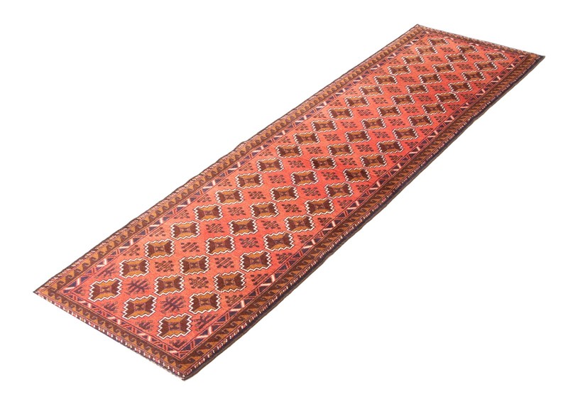 Vintage Hand-knotted Runner Rug 2'6" x 9'3" Traditional Oriental Wool Carpet gallery