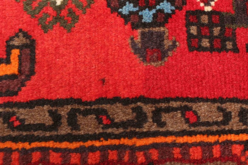 Vintage Hand-Knotted Area Rug 4'1" x 6'9" Traditional Oriental Wool Carpet gallery