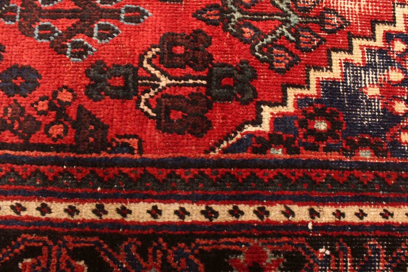Vintage Traditional Hand-Knotted Area Rug 4'3" x 6'4" Oriental Wool Carpet gallery