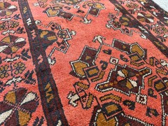 2×10 RED VINTAGE RUNNER ORIENTAL RUG ANTIQUE handmade handwoven fine wool 3×10