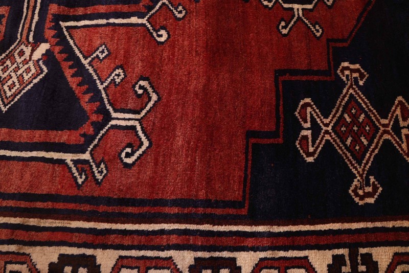 Traditional Vintage Hand-Knotted Area Rug 5'1" x 6'4" Oriental Wool Carpet gallery