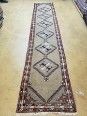 Persian Sarab Runner 2×11, Antique Tribal Persian Runner Rug 2 x 11
