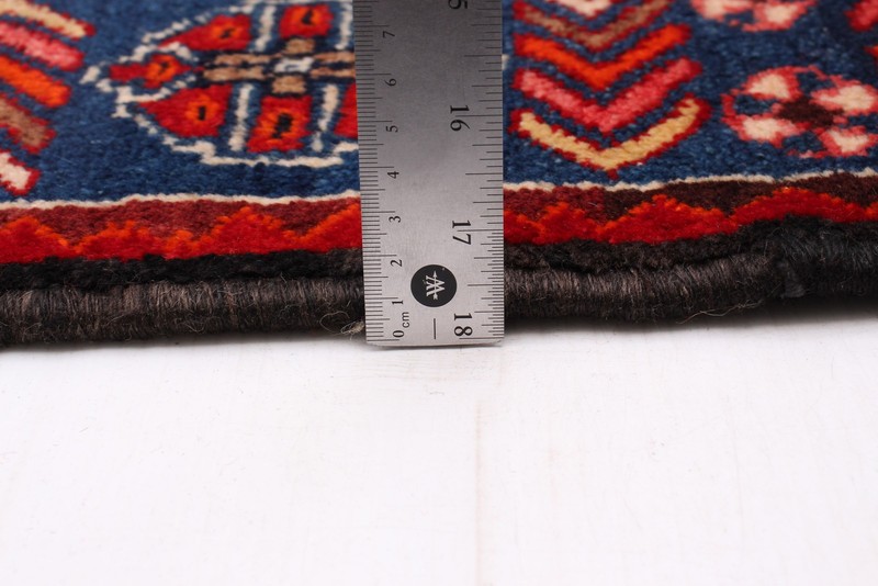 3'9" x 9'10" Vintage Hand-knotted Runner Rug Traditional Oriental Wool Carpet gallery