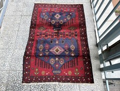 3×4 ft Antique Afghan Hand Knotted Area Rug Traditional Turkmen Oriental Carpet