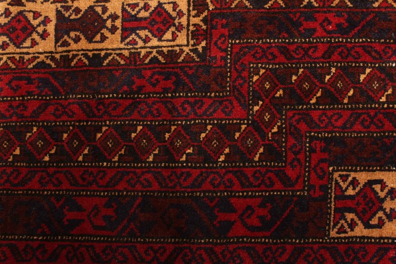 Traditional Vintage Hand-Knotted Area Rug 3'2" x 4'6" Oriental Wool Carpet gallery