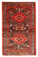 Vintage Traditional Hand-Knotted Area Rug 4’6″ x 7’2″ Oriental Wool Carpet