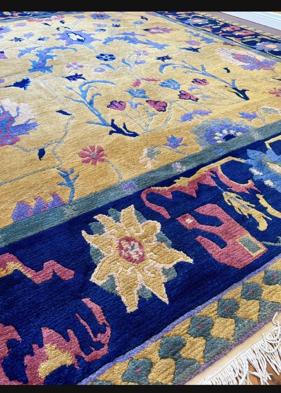 Tibetan Tufenkian Oriental Rug Vintage Modern gallery