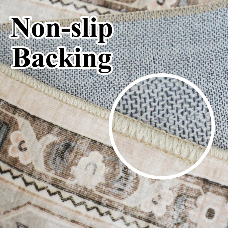 10x12 Area Rug Living Room: Washable Vintage Rugs for Bedroom Dining Room - F... gallery