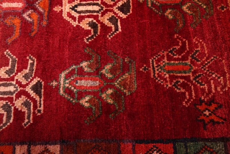 Vintage 4'0" x 6'2" Traditional Hand Knotted Vegetable Dye Wool Area Rug gallery