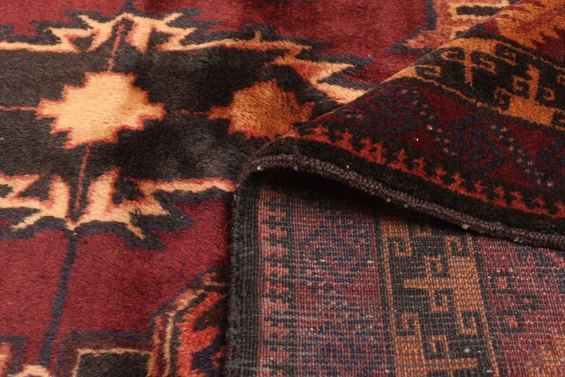 Vintage 3'9" x 6'0" Traditional Hand Knotted Vegetable Dye Wool Area Rug gallery