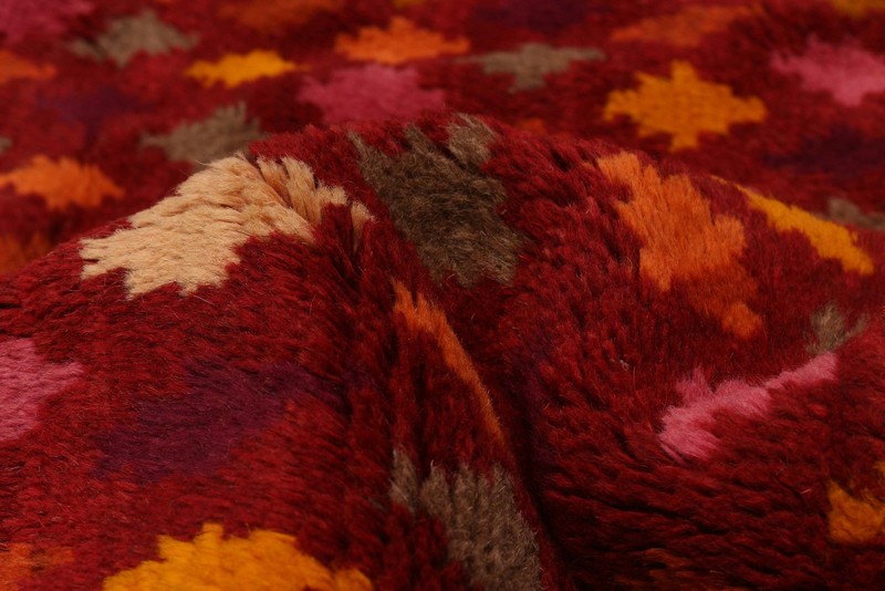 Vintage Hand-Knotted Area Rug 6'2" x 8'2" Traditional Oriental Wool Carpet gallery