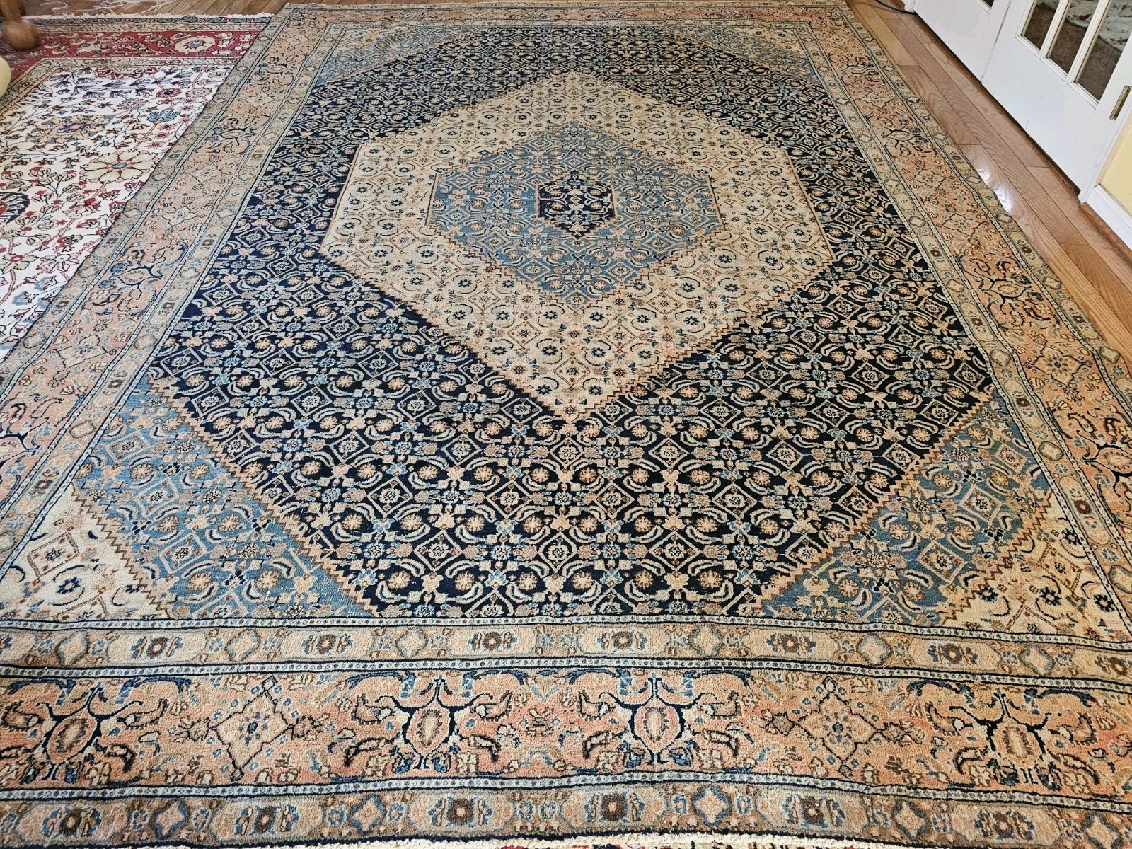 8.5 x 11.10 ANTIQUE FINE Quality USHAK CAUCASIAN VINTAGE SERAPI HERIZ KAZAK gallery