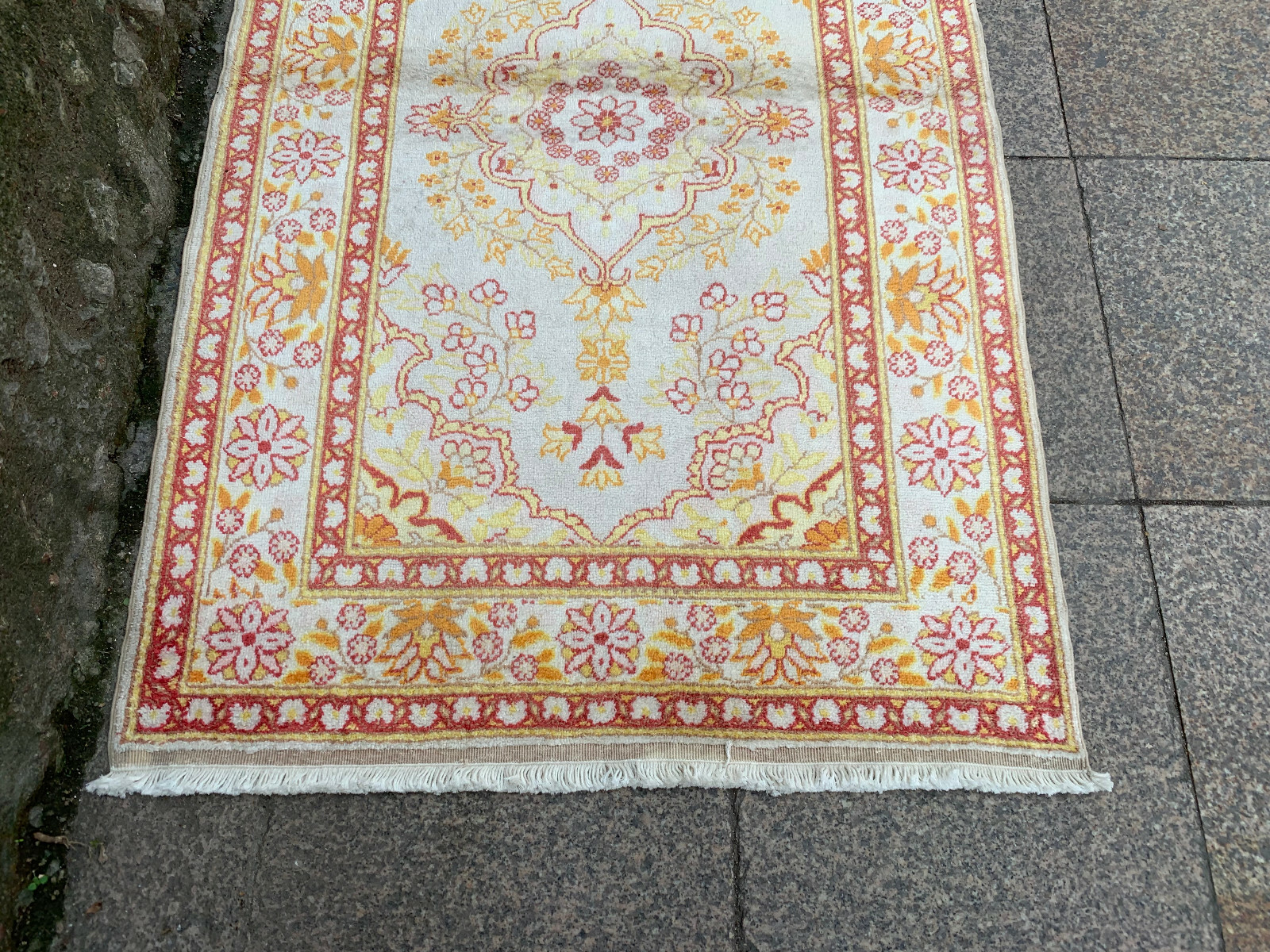 2'11'' x 4'8'' Vintage Natural Rug Village Rug Handmade Rug.SKU:F408 gallery