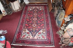 Afghan Belutch Baluchi Rug Carpet Red Tribal Designs 78″ X 42″