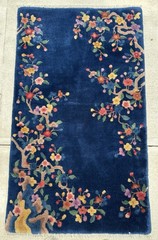 Ci 1920’s ANTIQUE ART DECO CHINESE WALTER NICHOLS RUG 2.7×4.4 HEALTHY EVEN PILE