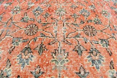 Turkey Rug 3’9” x 6’6” ft Vintage Kilim Anatolian Handmade Low Pile Oushak Rug
