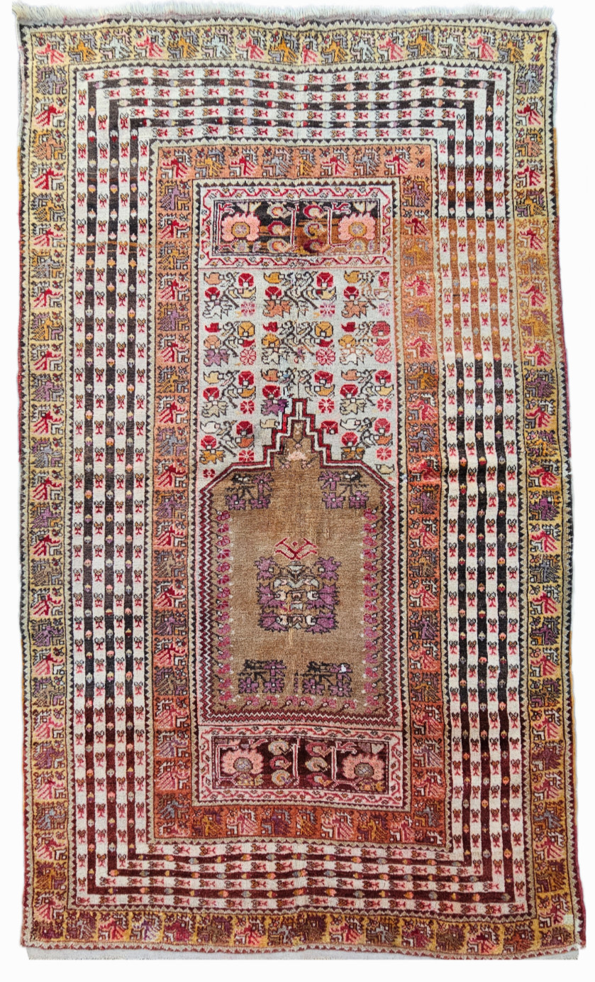 Antique rug, rare finds, Antique decor, all wool rug, Prayer rug, old wall rug gallery