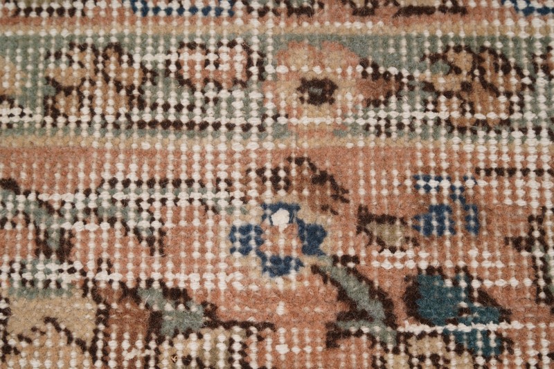 Turkish Vintage Runner Rug 2x9 Handmade Muted Organic Carpet Wool Runner,509 gallery