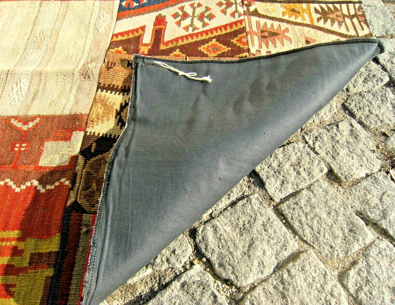 Vintage Turkish Rug 32'' x 50'' Anatolian Pastel Colors Patchwork Home Decor Rug gallery