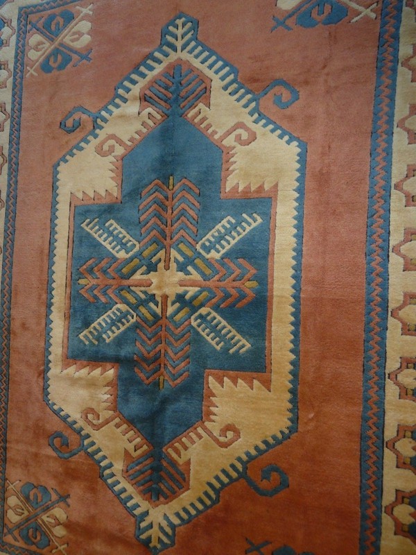1970's Fine Antique Caucasian Kazak Handmade Rug 8Ft X 10' 7" Free Shipping gallery