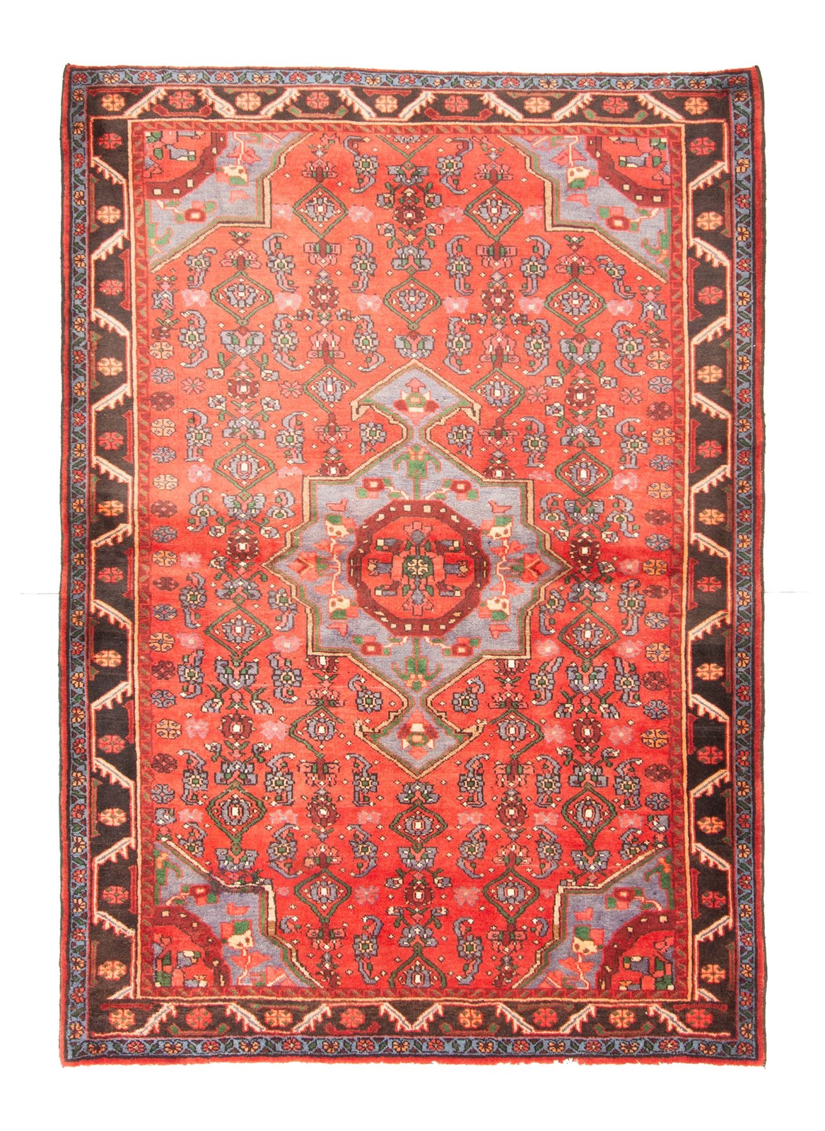 Traditional Vintage Hand-Knotted Carpet 4'9" x 6'9" Wool Area Rug gallery