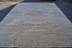 10x14ft Antique Handmade Washed out American Rug 60 Raj KPSI 400