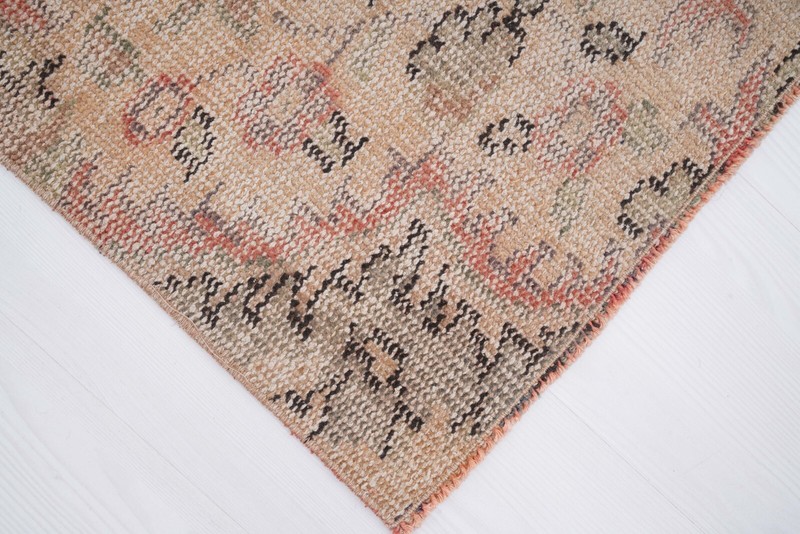 4x8 ft Rug Handmade Faded Turkish Carpet Vintage Area Rug Oushak Rug Antique 908 gallery