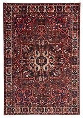 Vintage 6’7″ x 9’11” Traditional Hand Knotted Vegetable Dye Wool Area Rug