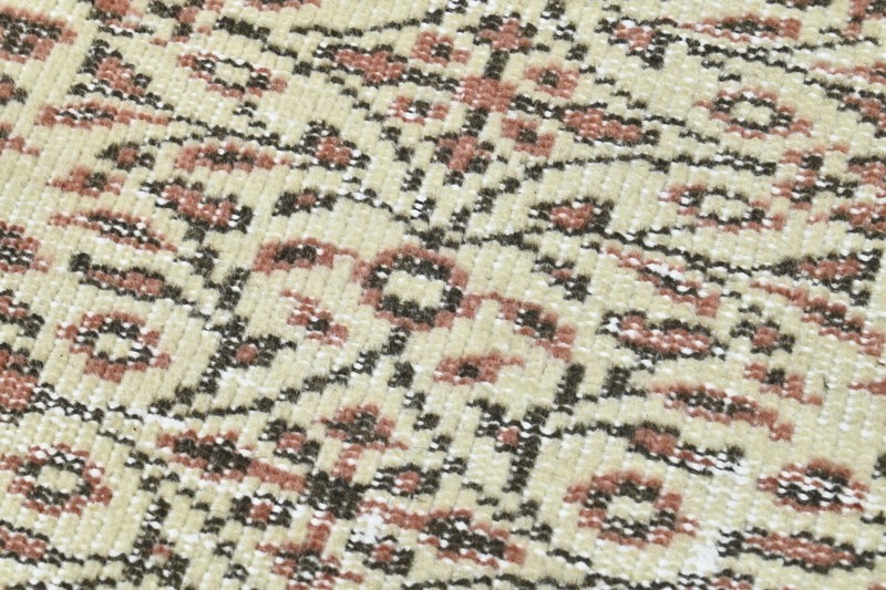 Oushak Turkish Doormat Rug 2x3 BEIGE Vintage Anatolian Handmade Small Kilim Rug gallery