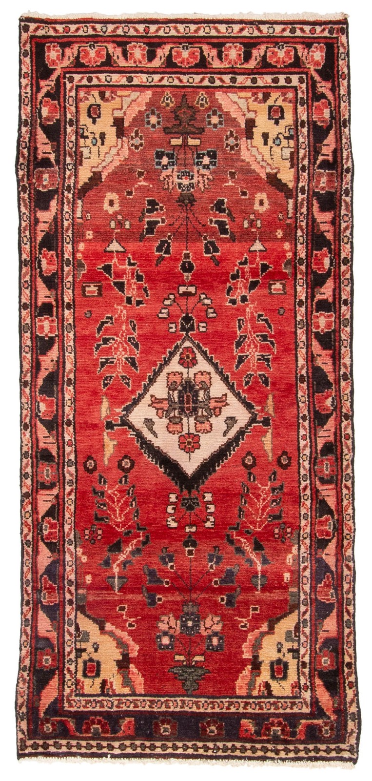 2'11" x 6'8" Vintage Hand-knotted Runner Rug Traditional Oriental Wool Carpet gallery