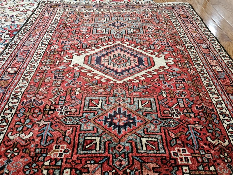3.7 x 9.2 ANTIQUE CAUCASIAN HERIZ SERAPI KAZAK VINTAGE USHAK TRIBAL RUNNER gallery